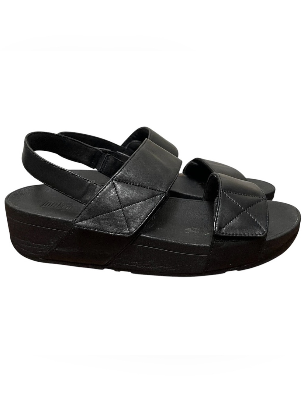 fitflop mina back strap sandals black